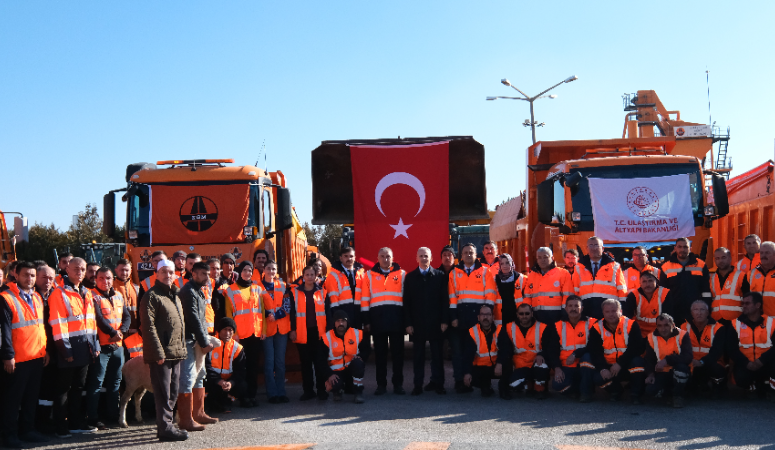 Karayolları 33. Şube Şefliiği Kış Sezonuna Hazır